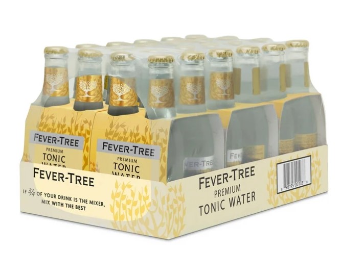 FEVER TREE TONIC WATER - 20CL X 24 FEVER TREE TONIC WATER - 20CL X 24