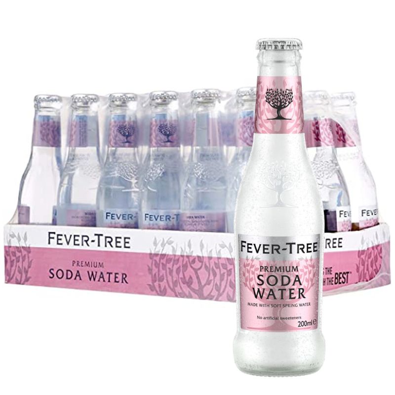 FEVER TREE SODA WATER - 20CL X 24 FEVER TREE SODA WATER - 20CL X 24