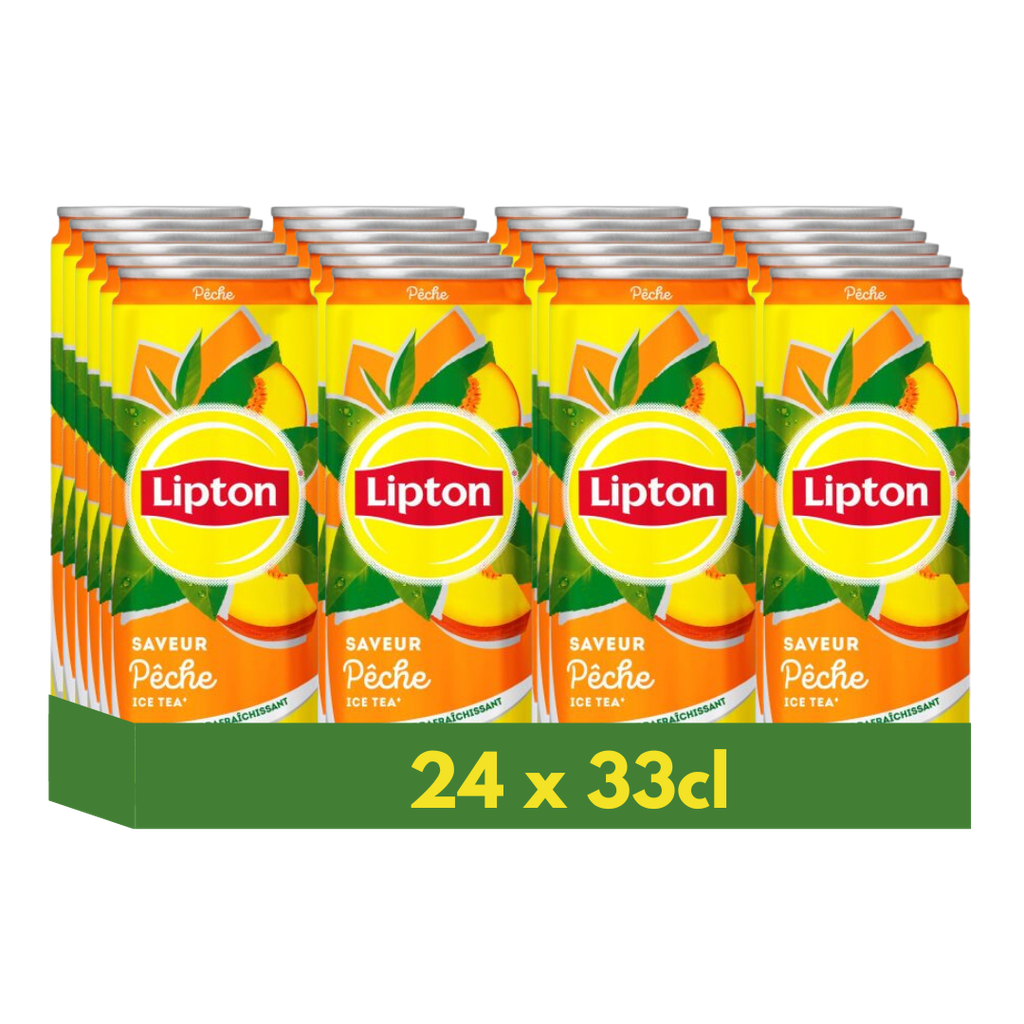 ICE TEA PEACH LIPTON - 33CL X 24 ICE TEA PECHE LIPTON - 33CL X 24