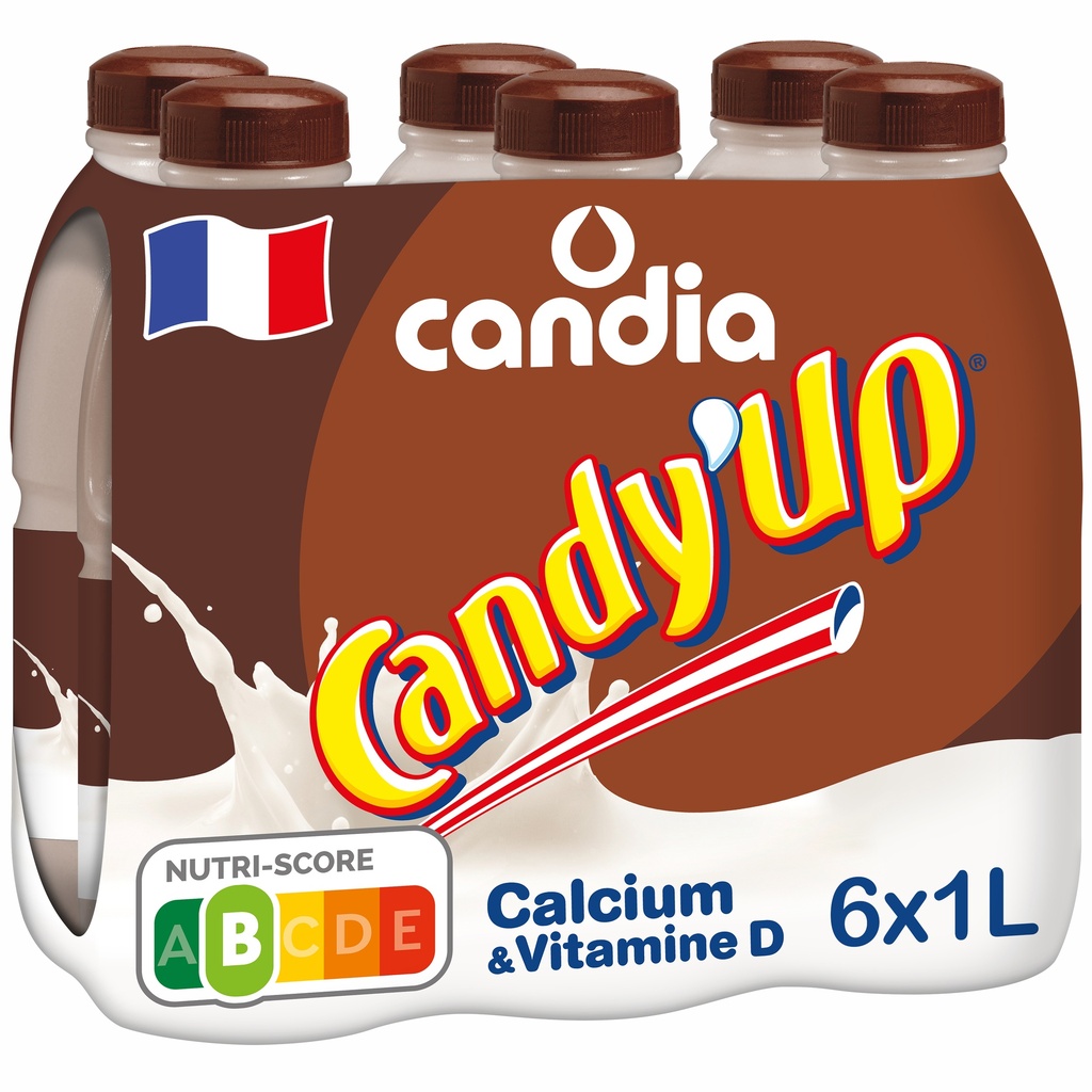 CANDY UP CHOCOLATE - 1L X 6 CANDY UP CHOCOLAT - 1L X 6 