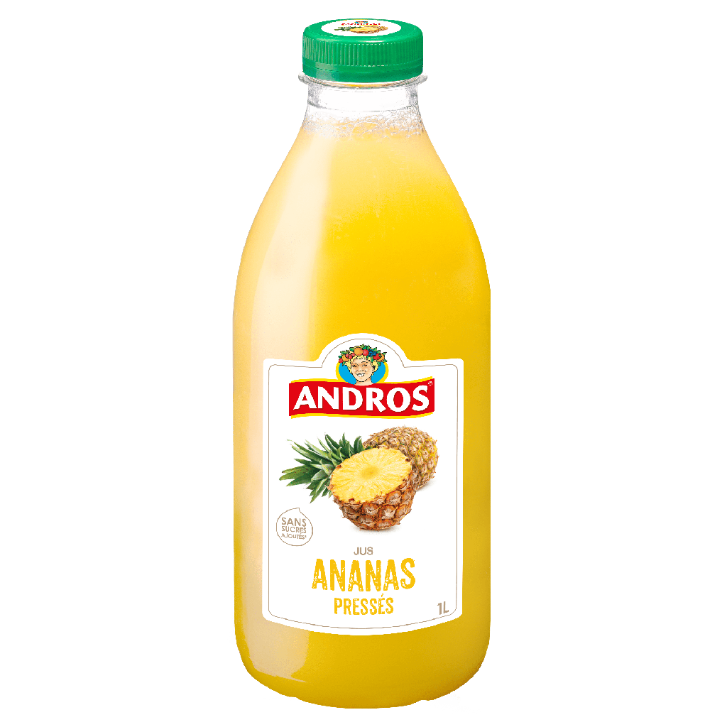 PINEAPPLE JUICE,ANDROS, 1L JUS ANANAS ANDROS 1L