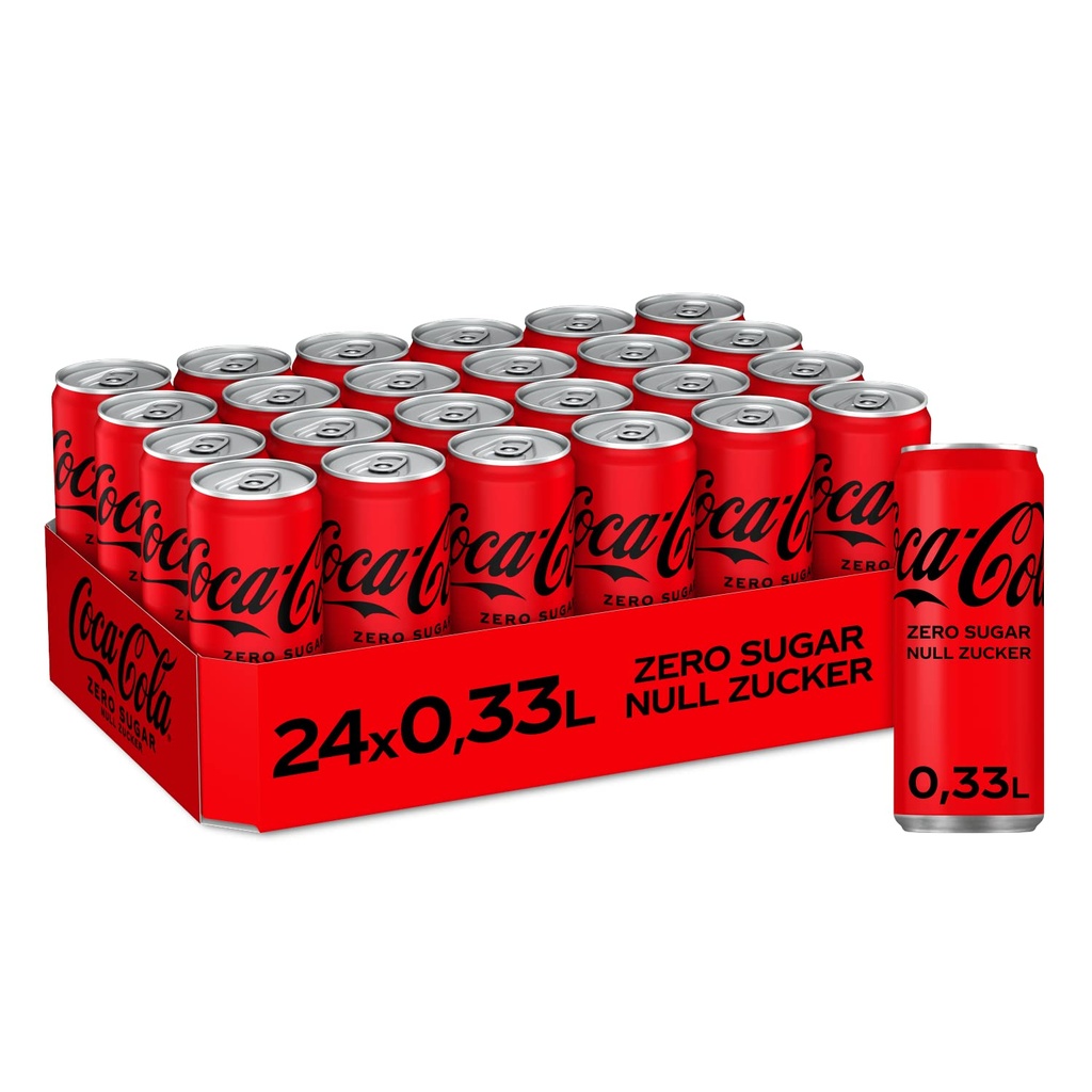 COCA COLA ZERO - 33CL X 24 COCA COLA ZERO - 33CL X 24