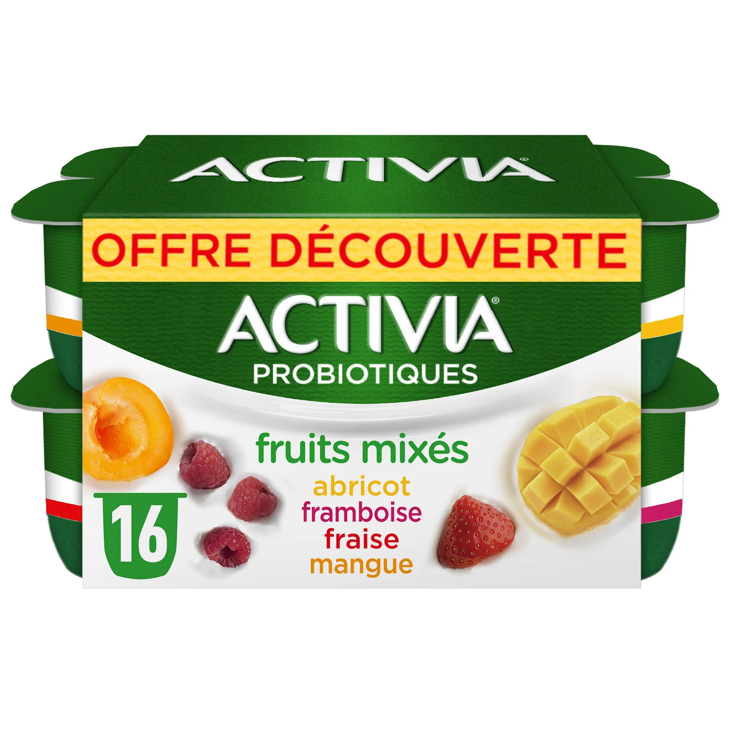 ACTIVIA MIX FRUITS 16 X 125G ACTIVIA FRUITS MIX 16 X 125G