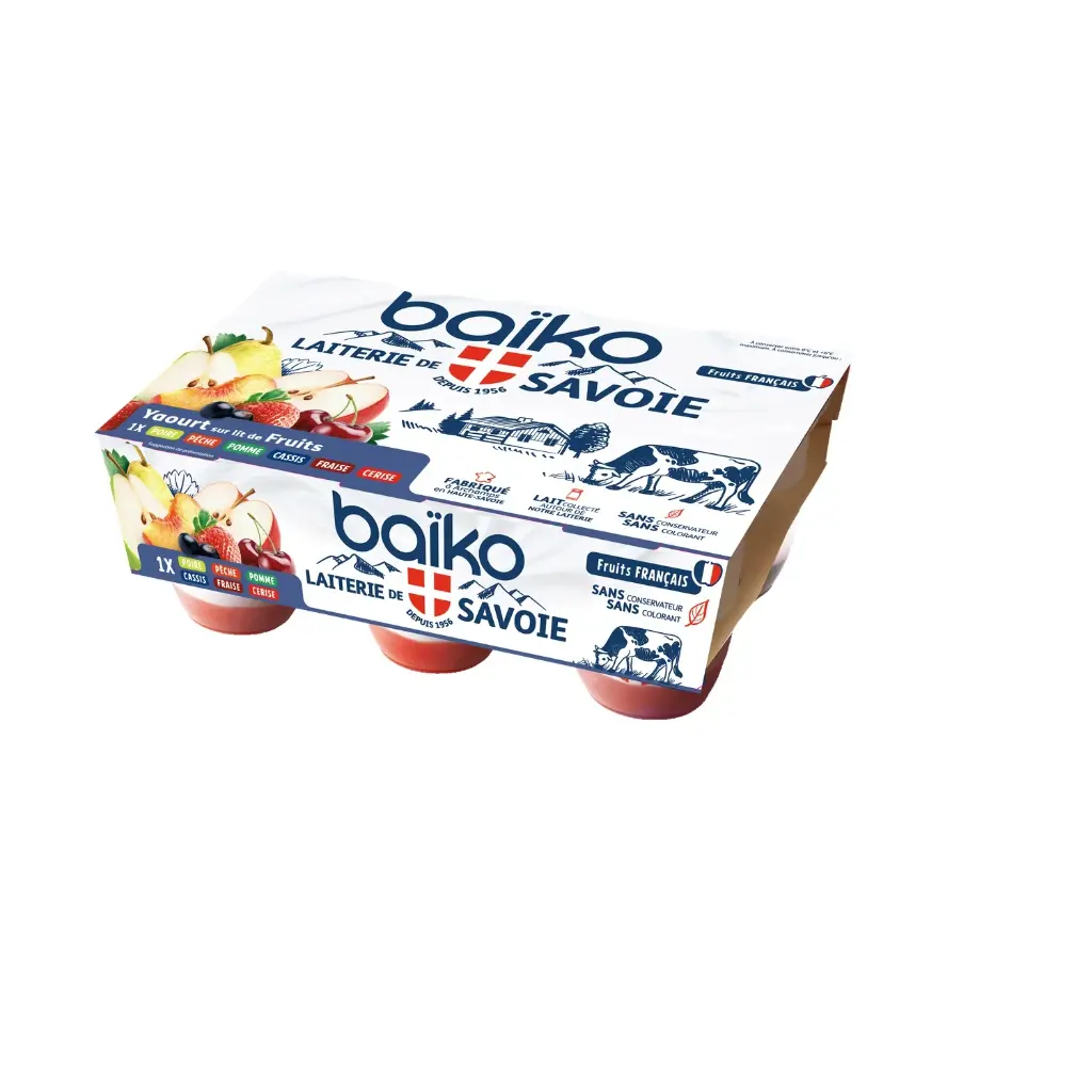 YOGHURT MIX FRUITS BAIKO - 6 X 125G YAOURT MIX FRUITS BAIKO - 6 X 125G 