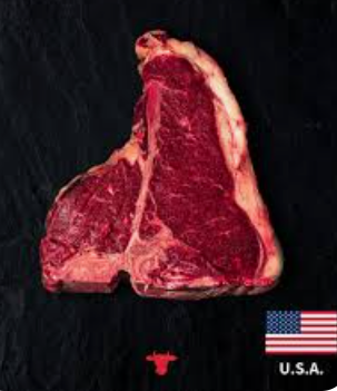 BLACK ANGUS T-BONE STEAK USA -T-BONE BLACK ANGUS USA