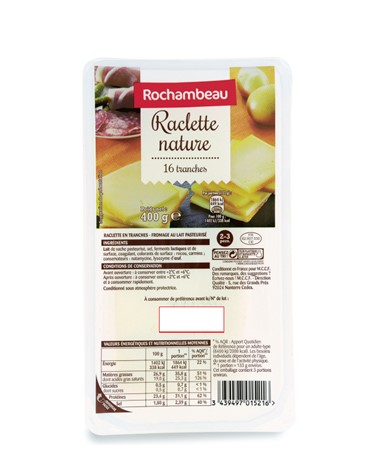 RACLETTE SLICED - 400G RACLETTE TRANCHES - 400G