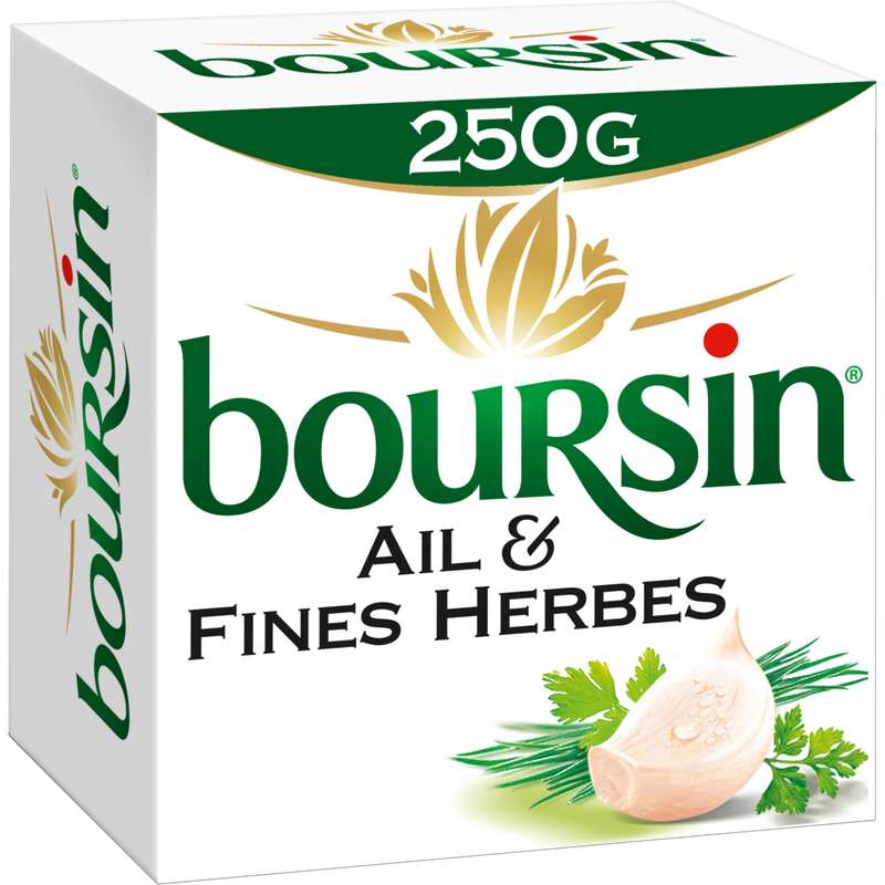 BOURSIN HERBS GARLIC - 250G BOURSIN AIL HERBES - 250G