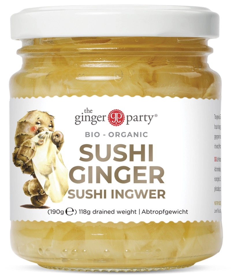 PICKLED GINGER ORGANIC - 118G GINGEMBRE MARINE - 118G