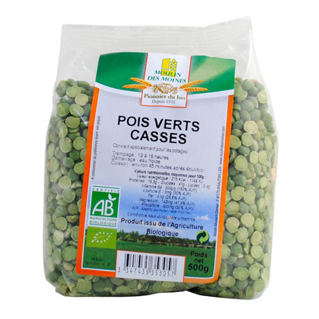 SPLIT PEAS - 500GR POIS CASSES - 500GR