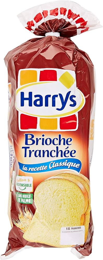 BRIOCHE SLICED HARRY'S - 500GR BRIOCHE TRANCHE HARRY'S - 500GR