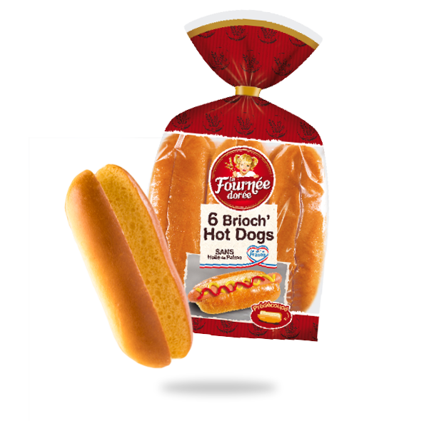 HOT DOG BRIOCHE 6XPC HOT DOG BRIOCHE 6XPC