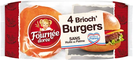 BURGER BRIOCHE 4X72GR
BURGER BRIOCHE 4X72GR