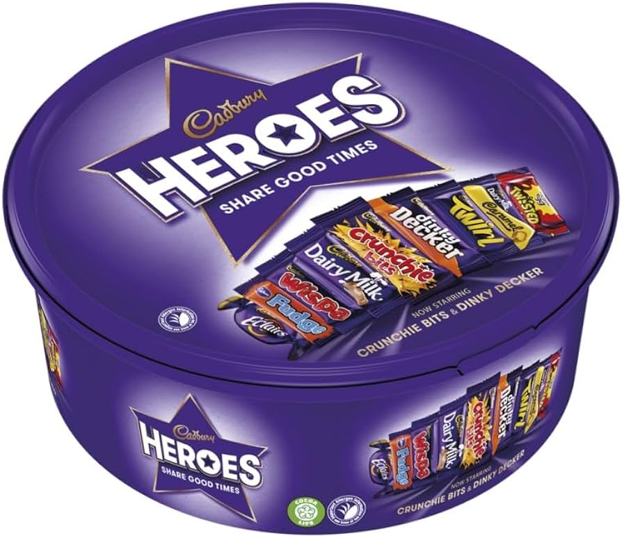 CADBURY HEROES CHOCOLATE MIX BOX CADBURY HEROES CHOCOLATE MIX BOX