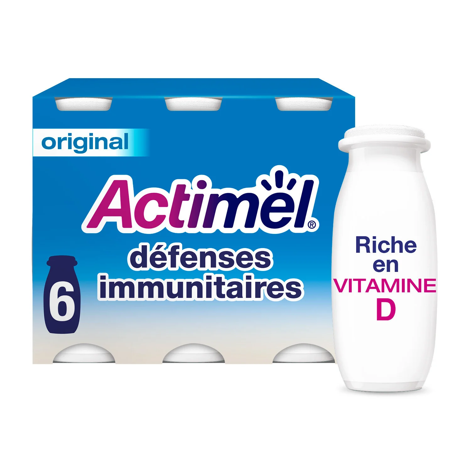 ACTIMEL PLAIN - 12 X 100ML ACTIMEL NATURE 12 X 100G