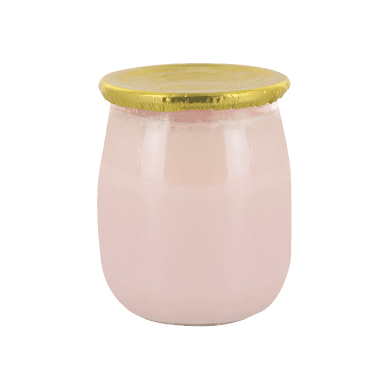 YOGURT GLASS STRAWBERRY - 2 YAOURT POT VERRE FRAISE - 2