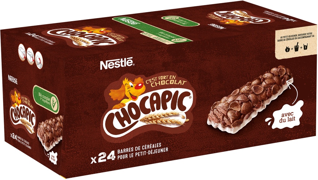 CHOCAPIC BARS 25GR X 24PC BARRES CHOCAPIQUES 25GR X 24PC