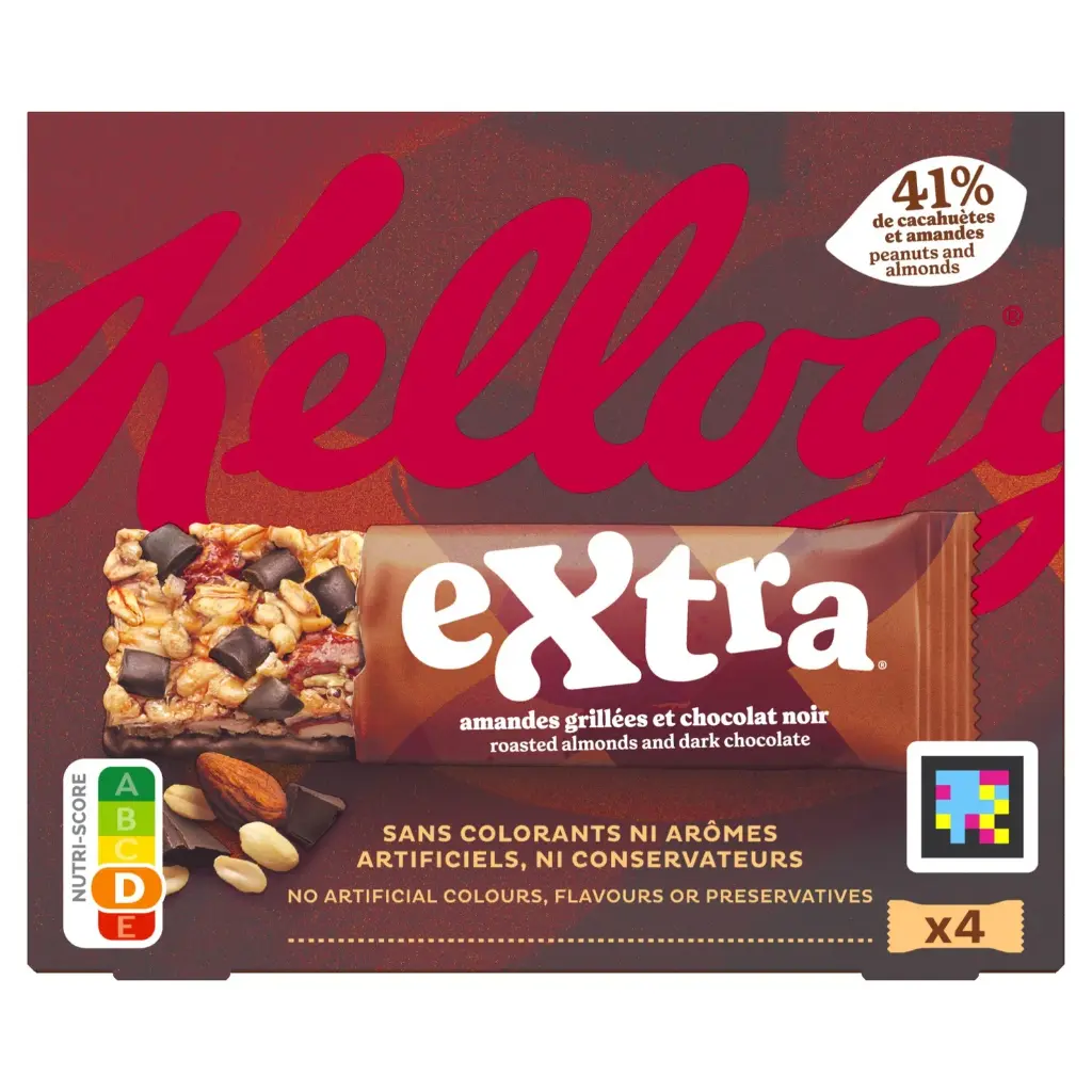 KELLOGS CHOCOLAT ALMOND 32GRX24PC KELLOGS CHOCOLAT AMANDES 32GRX24PC