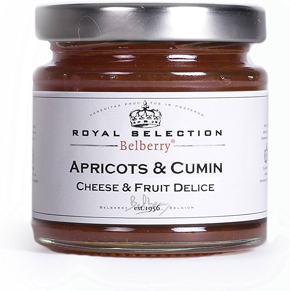 APRICOT CUMIN CHUTNEY BELBERRY - 130G CHUTNEY ABRICOT CUMIN BELBERRY - 130G