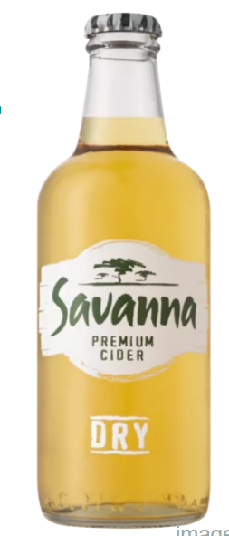 SAVANNA CIDER DRY 330ML X6BTLS