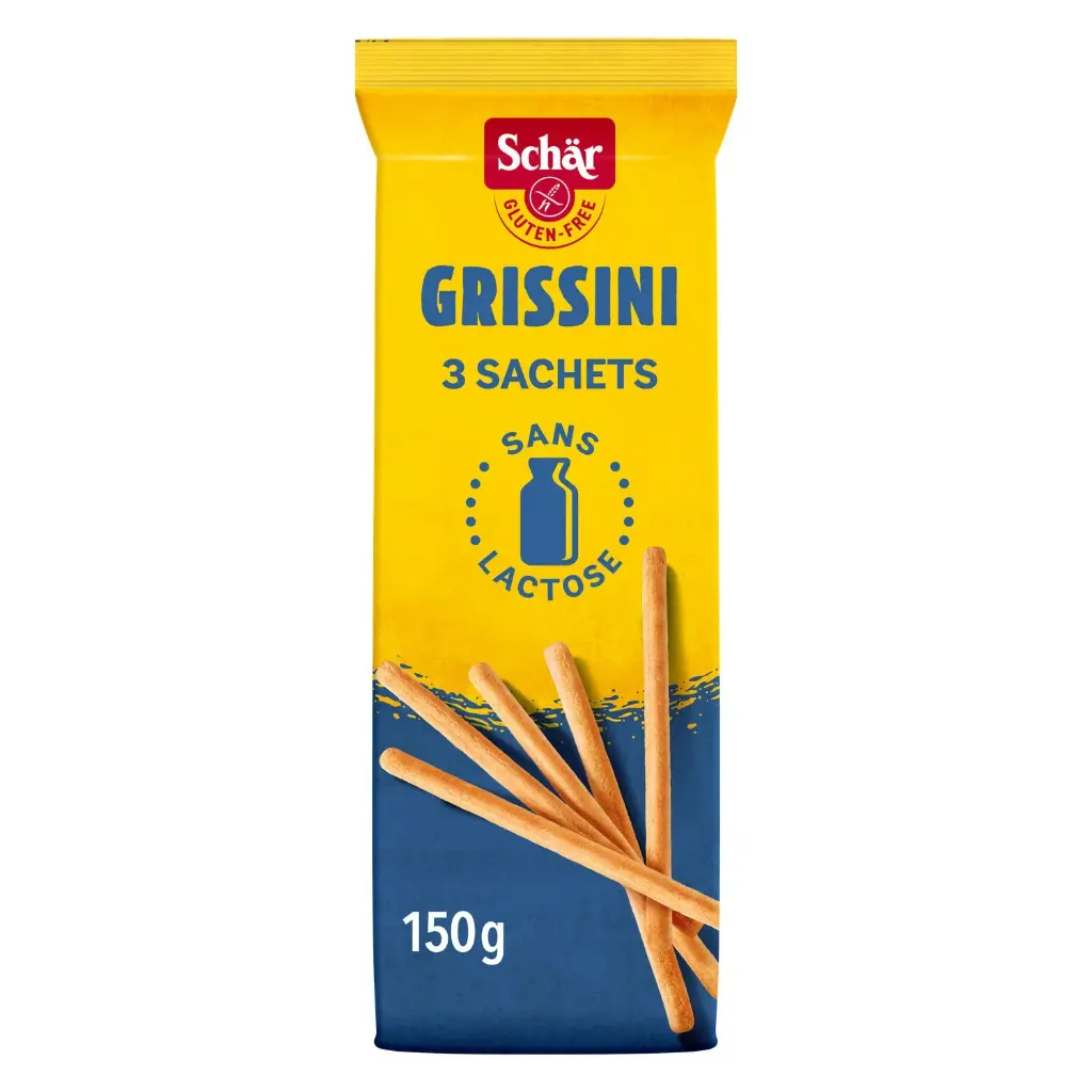 GRISSINI GLUTEN FREE -150G GRESSIN SANS GLUTEN-150G
