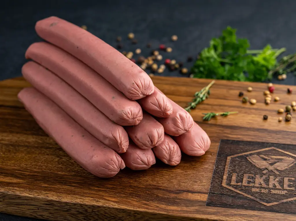 BEEF VIENNAS 1 KG -SAUCISSES VIENNOISE 1 KG   