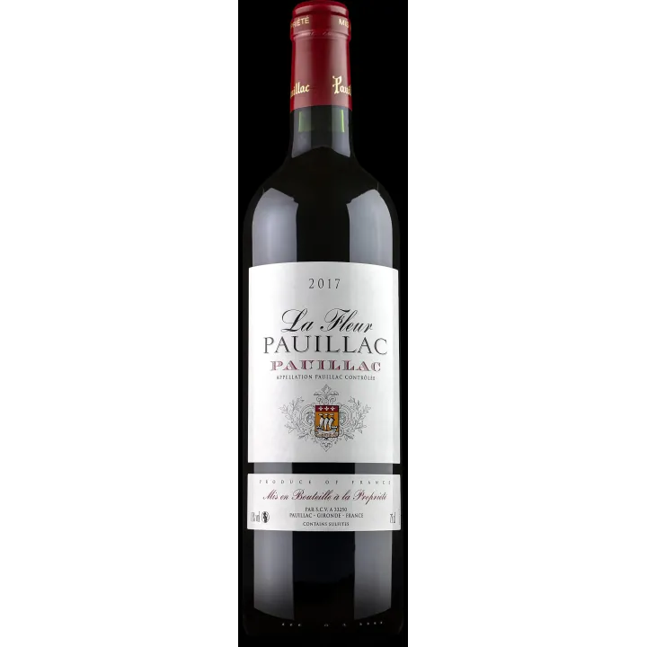 BORDEAUX PAUILLAC RED WINE 2017 75CL - VIN ROUGE BORDEAUX PAUILLAC 2017 75CL