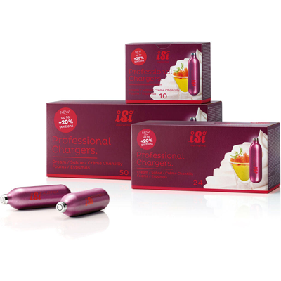 CAPSULES CREME BTE 24 CO2 BOTTLES X24 ISI