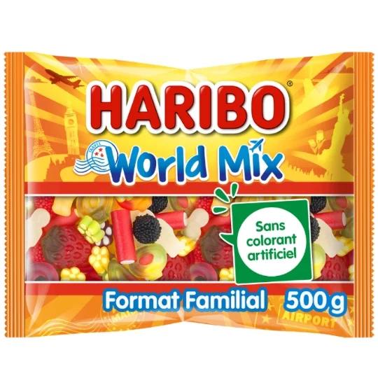 HARIBO WORLD MIX 500GR