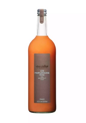 GRAPEFRUIT JUICE ALAIN MILLIAT - 1L  JUS DE PAMPLEMOUSSE ALAIN MILLIAT - 1L