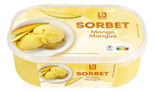 MANGO SORBET, 1L SORBET MANGUE, 1L