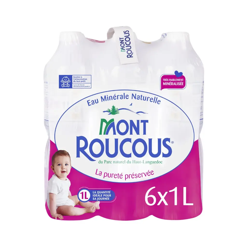 EAU MONT ROUC 6X1L