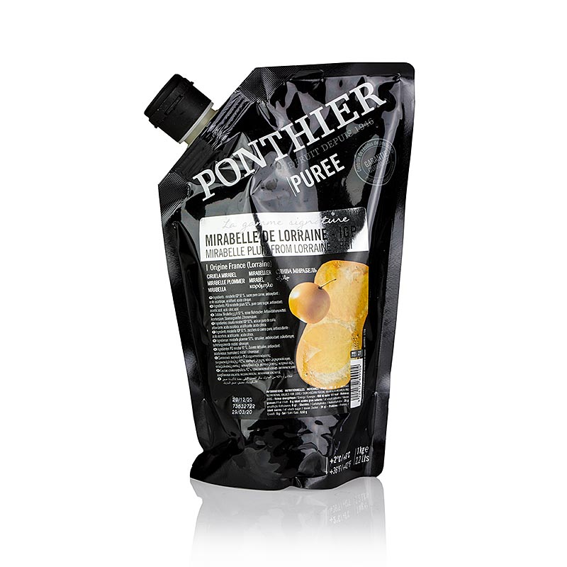 MIRABEL PLUM PUREE PONTHIER - 1KG PUREE MIRABELLE PONTHIER 1KG