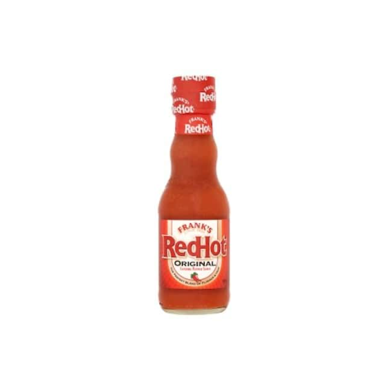 FRANKS REDHOT ORIGINAL SAUCE 148ML -SAUCE ORIGINALE FRANK'S REDHOT 148 ML