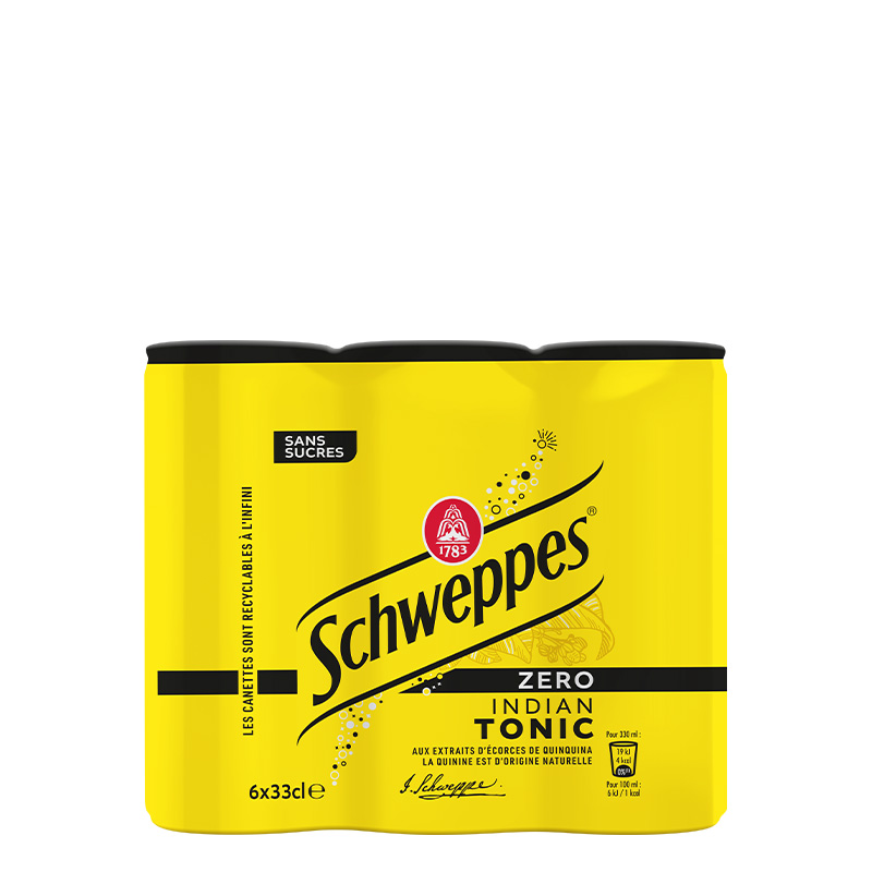 ZERO TONIC WATER 33CL X6 - TONIC ZÉRO 33CL X6