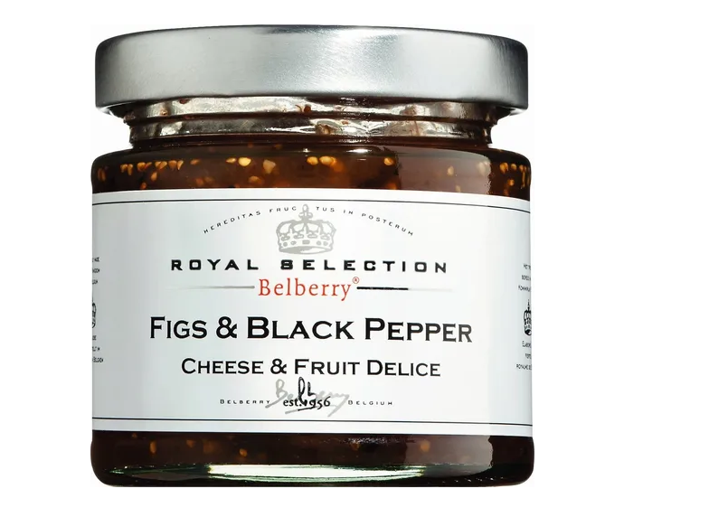 CHUTNEY FIG/PEPPER BELBERRY 130G - CHUTNEY FIGUE POIVRE NOIR 130G BELBERRY