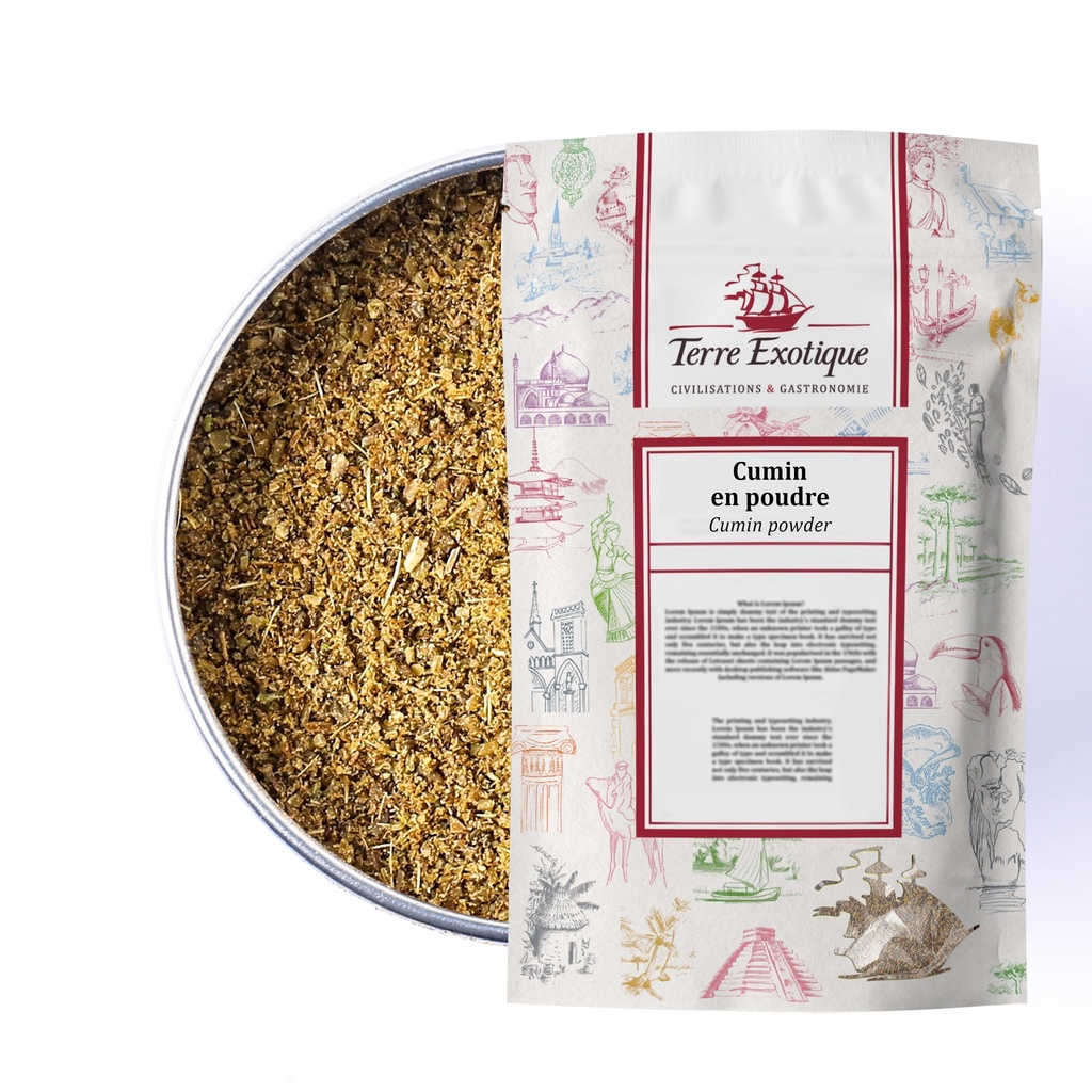 CUMIN POWDER 500G - CUMIN EN POUDRE 500G
