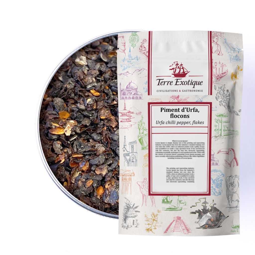 URFA CHILLI PEPPER, 250G - PIMENT D'URFA 250G