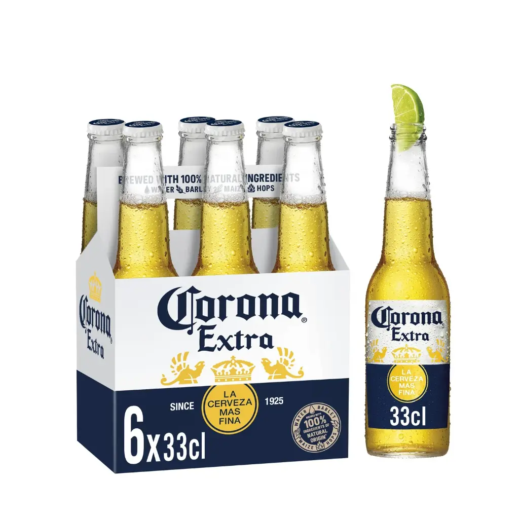 CORONA BEER 33CLX6X4 - BIERE CORONA EXTRA 33CLX6X4