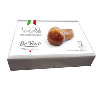 ITALY RUM BABA 12x100G - BABA AU RHUM ITALIE 12x100G