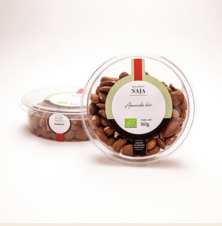 UNSALTED ALMONDS NAJA - 160G AMANDES NATURE NAJA - 160G 