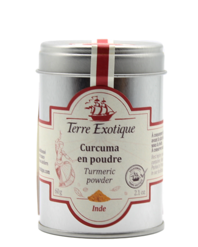 TURMERIC POWDER - 60GR CURCUMA EN POUDRE - 60GR