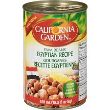EGYPTIAN BEANS CALIFORNIA RECIPE CALIFORNIA GARDEN - FEVES RECETTE EGYPTIENNE 