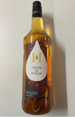 WHITE WINE VINEGAR HUILERIE BEAUJOLAISE 1L - VINAIGRE DE VIN BLANC HUILERIE BEAUJOLAISE 1L