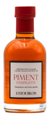 OLIVE OILS ESPELETTE PEPPER FLAVOURED 20CL -     HUILES D’OLIVE AROMATISEES PIMENT D'ESPELETTE 20CL  
