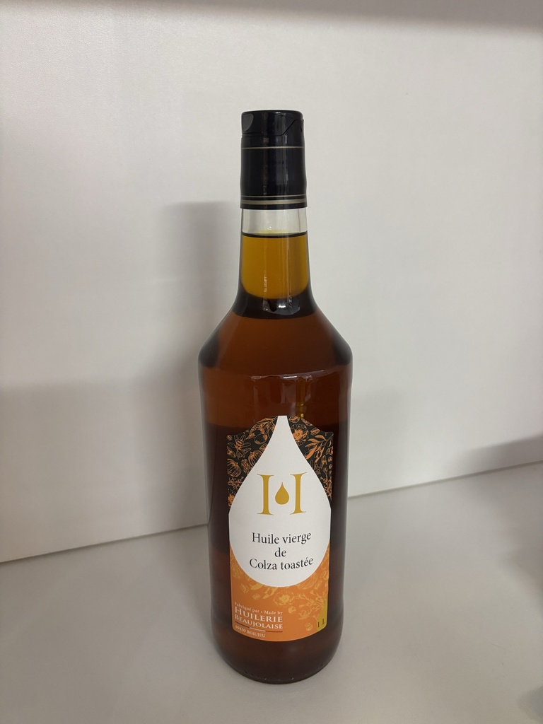 HUILE VIERGE DE COLZA TOASTEE-1L-VIRGIN TOASTED RAPESEED OIL-1L