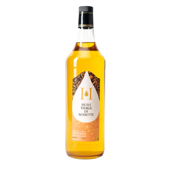 HUILE VIERGE DE NOISETTE TOASTEE-1L-TOASTED HAZELNUT VIRGIN OIL-1L 
