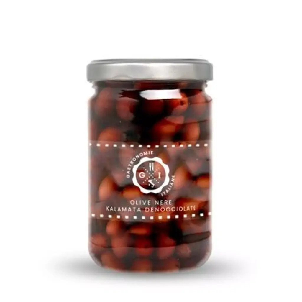 KALAMATA OLIVES PITTED-314ML-OLIVES DENOYAUTEES KALAMATA-314ML