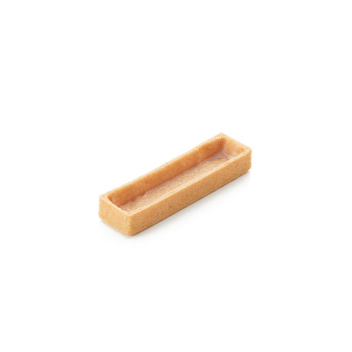 Fonds de tarte moyens rectangles sucrés vanille - 95 x 25 mm