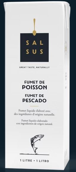 FUMET DE POISSON -1L  SALSUS FISH STOCK -1L SALSUS