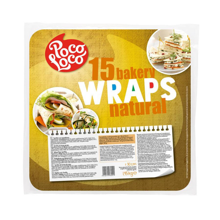BAKERY WRAP 25CMX15PCS 925G